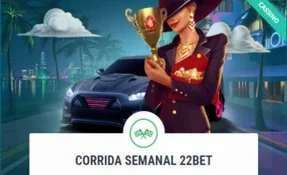 Corrida semanal 22Bet Casino
