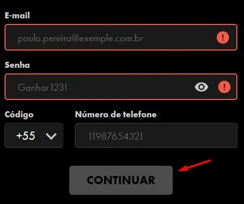 Como criar uma conta amuletobet