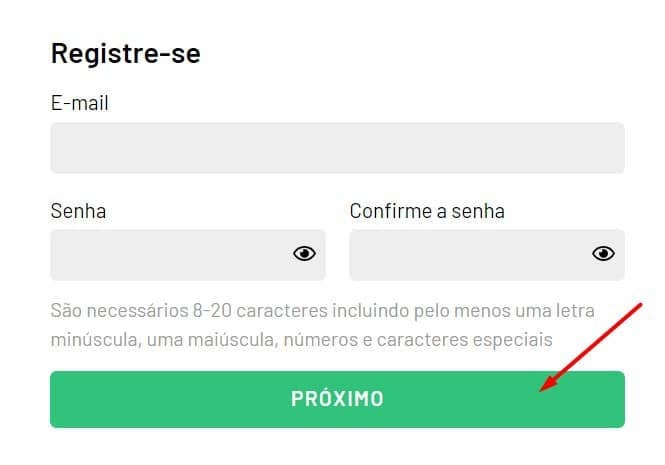 Como criar uma conta no KTO Casino