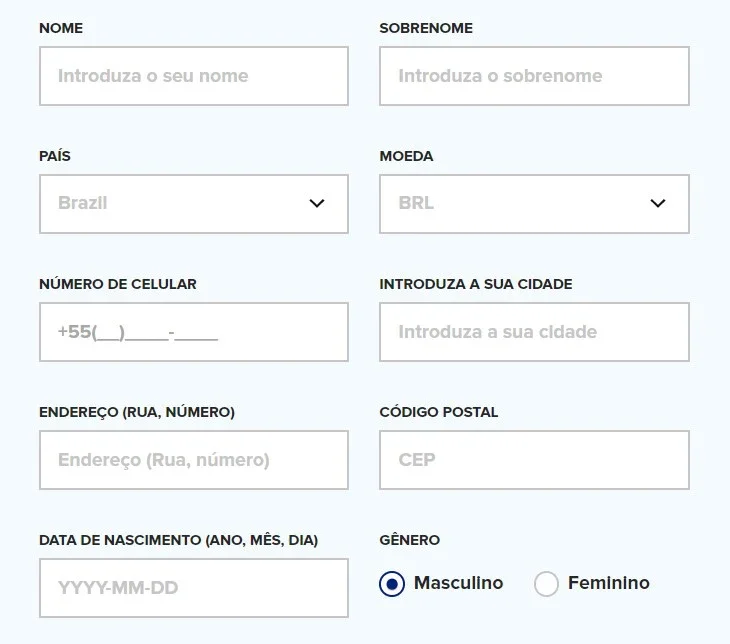 Como criar uma conta Sportaza Casino