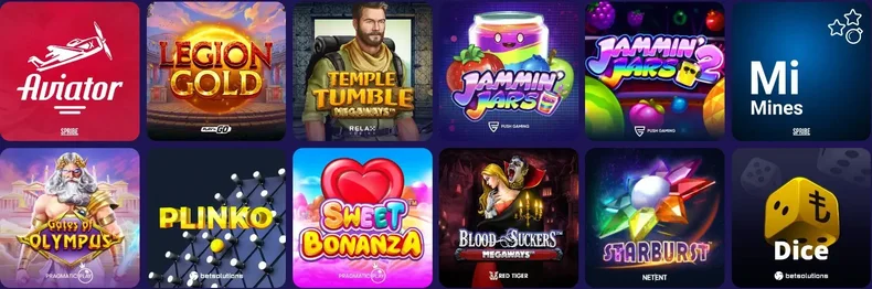 Catálogo de jogos do LalaBet Casino