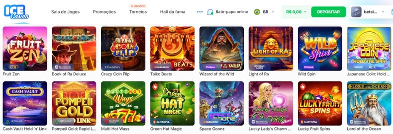 Catalogo De Jogos Do Ice Casino