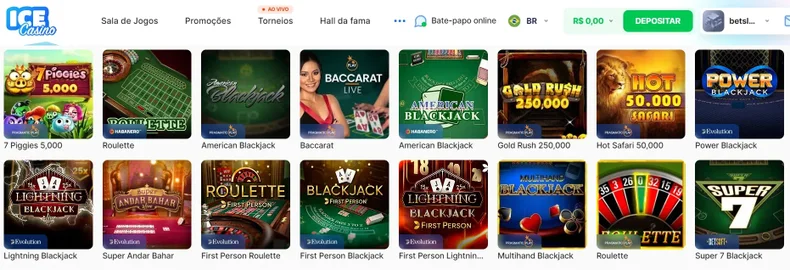 Catalogo De Jogos Do Ice Casino