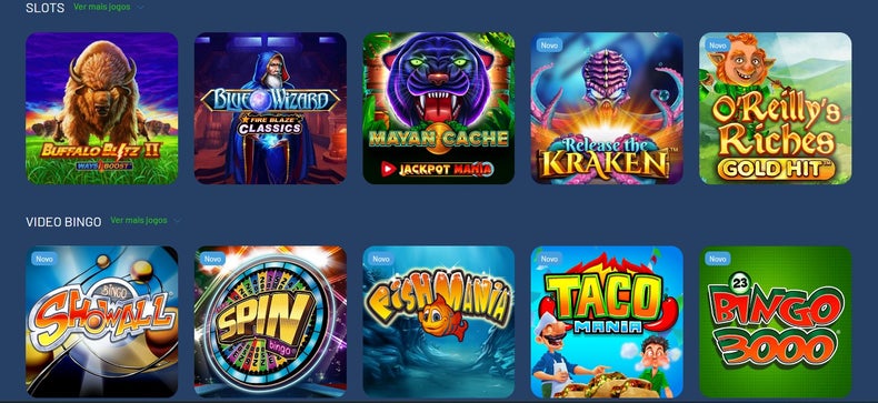 Catalogo de jogos no Galerabet Casino