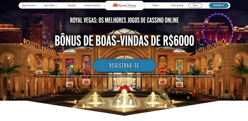 O cassino Royal Vegas e confiavel