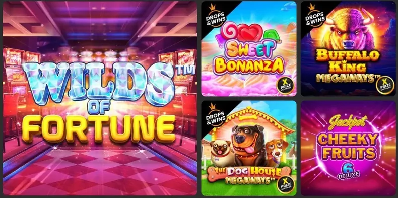 Catalogo de jogos do Slotimo Casino