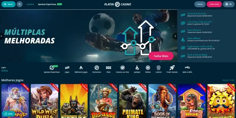 Como Criar Uma Conta No PlatinCasino