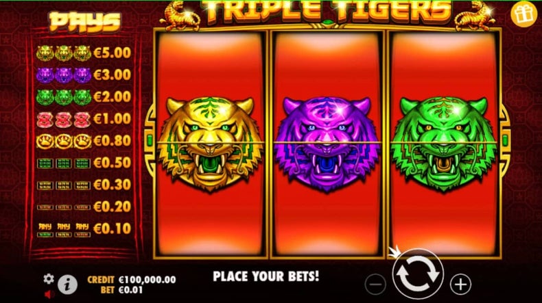 Como Jogar o Jogo Triple Tigers 