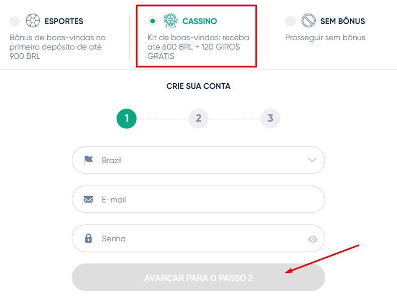 Como criar uma conta no ivibet casino