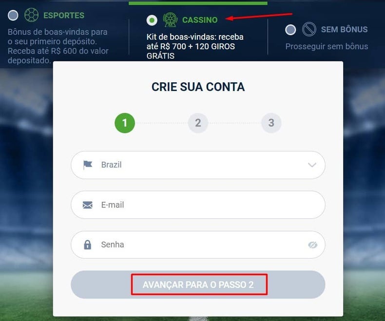 Como criar uma conta 20bet casino