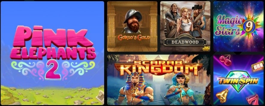 Catalogo de jogos do Kwiff Casino