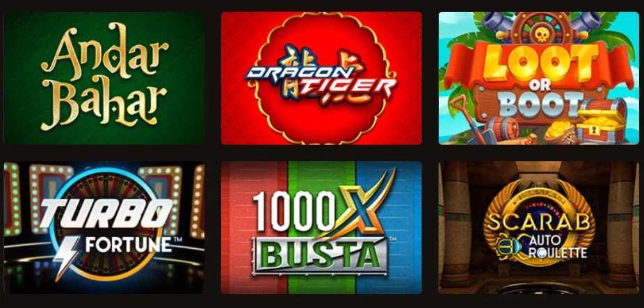 Catálogo de jogos do Play Fortuna Casino